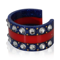 Gucci Crystal Cuff Bracelet sv