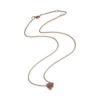 David Yurman Rose Gold Morganite Chatelaine Heart Pendant pv