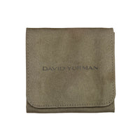 David Yurman Sterling Silver Diamond Crossover Ring box