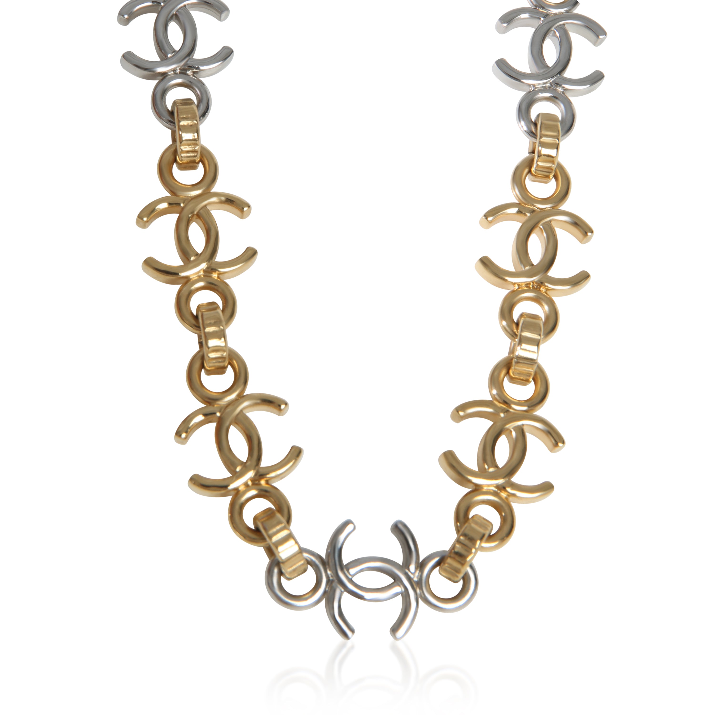 Chanel Gold Plated  2026 CC Choker Necklace fv