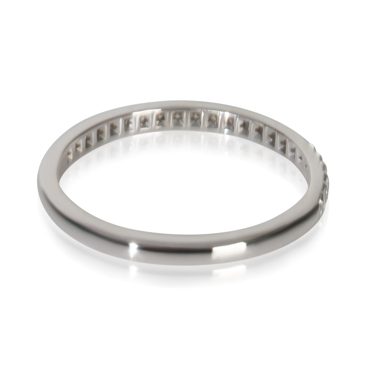 Tiffany & Co. Platinum Diamond Soleste Half Eternity Band pv