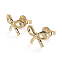 Tiffany & Co. Yellow Gold  Bow Earrings sv