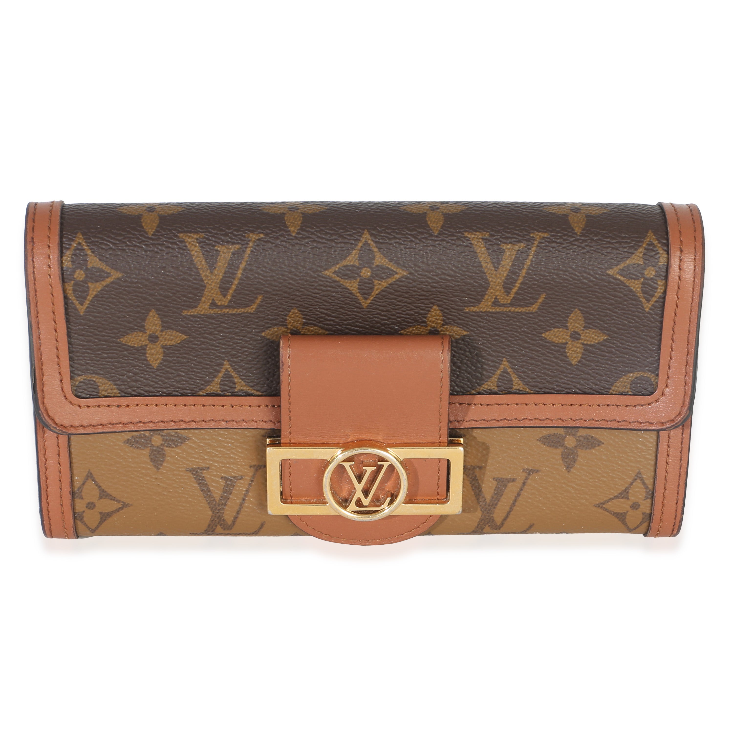 Louis Vuitton Reverse Monogram Canvas Dauphine Sarah Wallet Wallet id