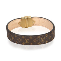 Louis Vuitton Gold Plated  Nano Monogram Bracelet pv