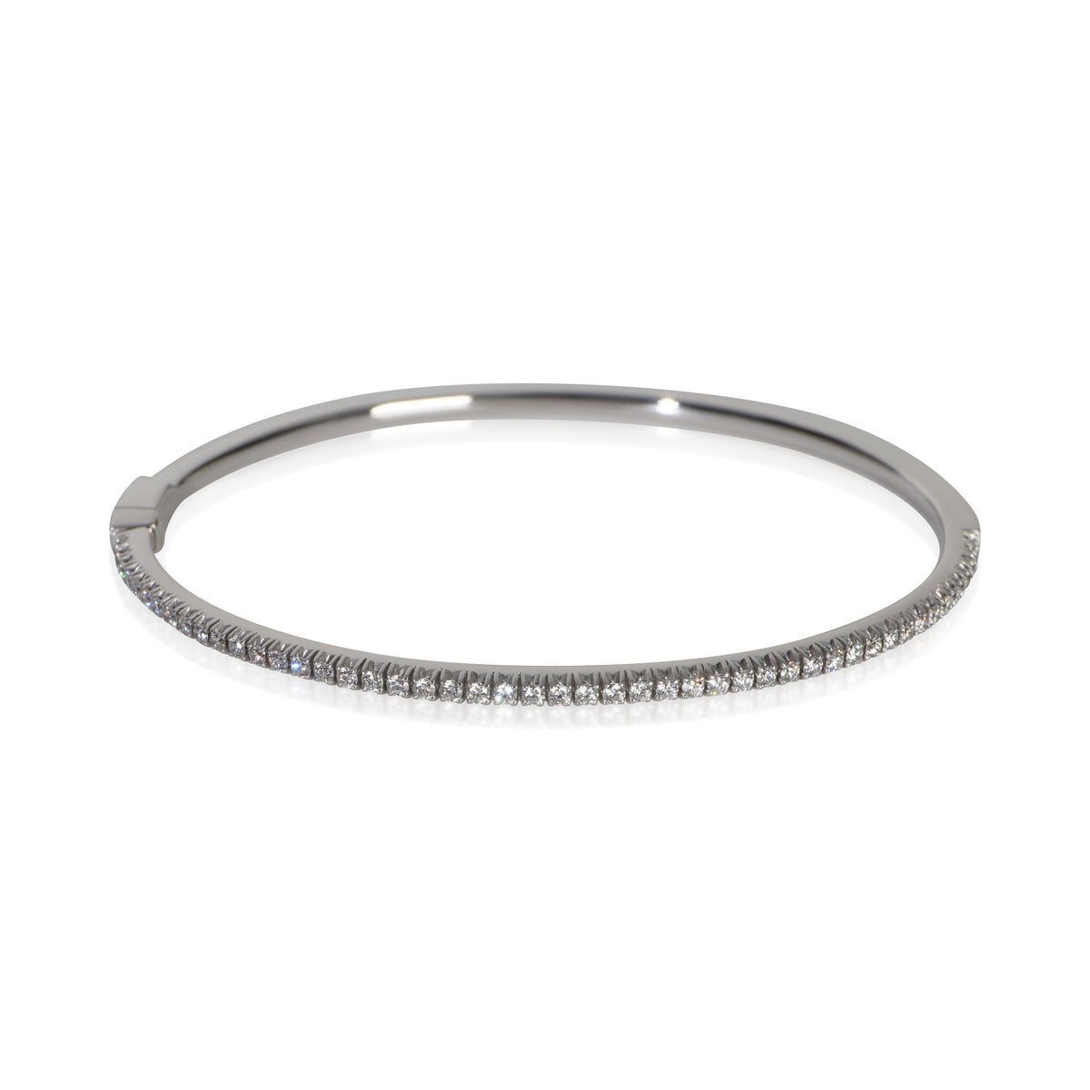 Tiffany & Co. White Gold Diamond Metro Bracelet fv