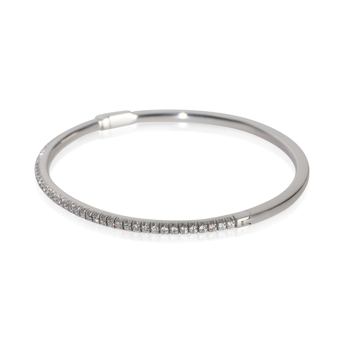 Tiffany & Co. White Gold Diamond Metro Bracelet sv