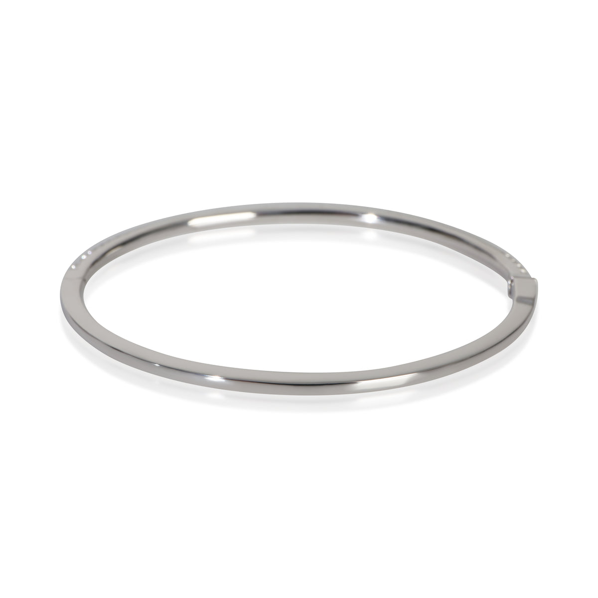 Tiffany & Co. White Gold Diamond Metro Bracelet pv