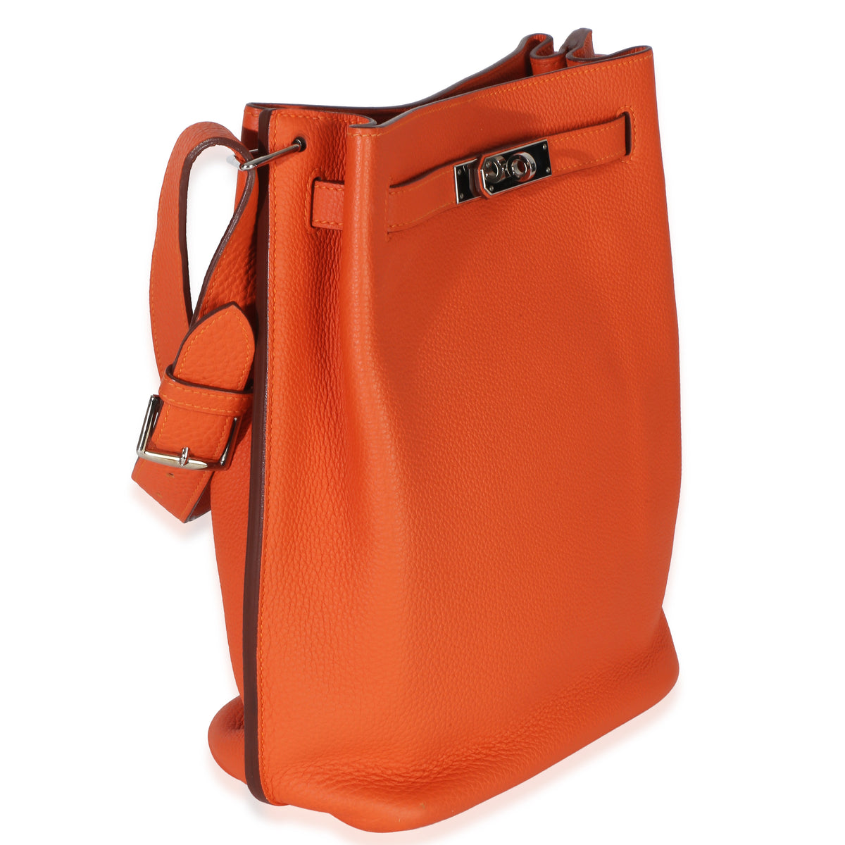 Hermès Orange Togo So Kelly 22 PHW Handbag 3