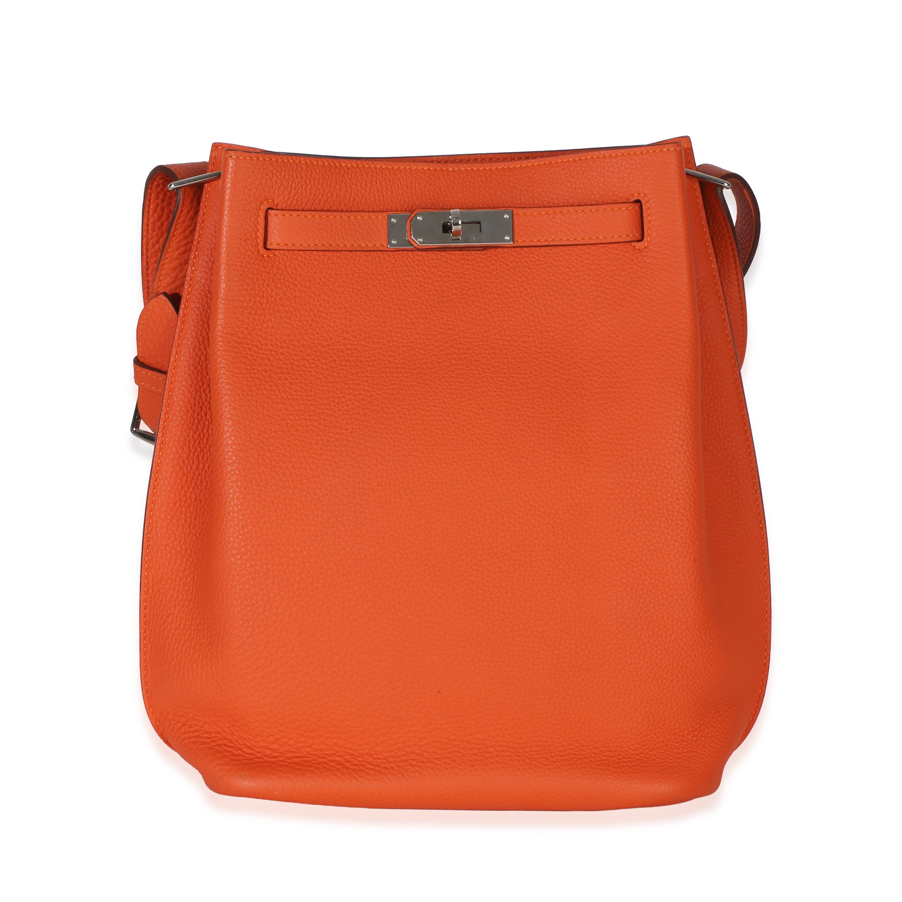 Hermès Orange Togo So Kelly 26 PHW Handbag id