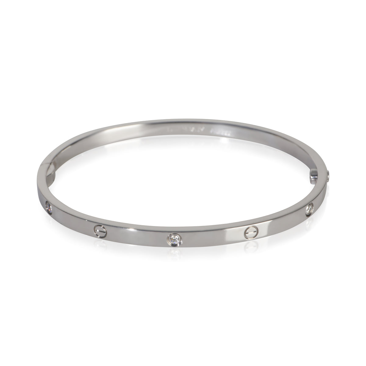 Cartier White Gold Diamond Small Model Love Bracelet pv