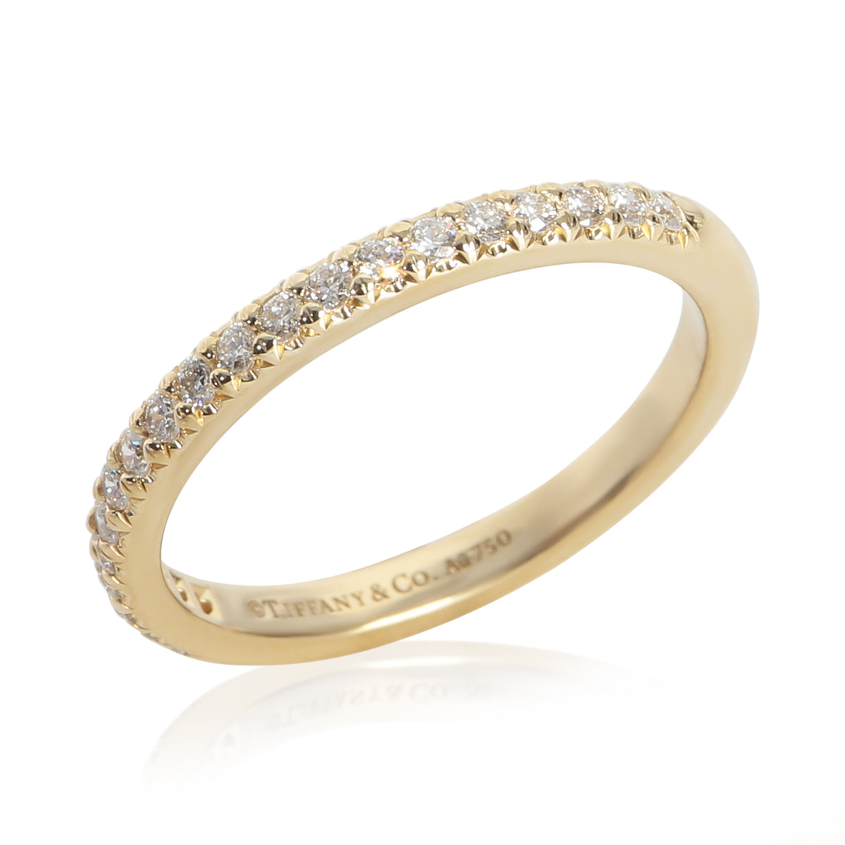 Tiffany & Co. Yellow Gold Diamond Soleste Band bv