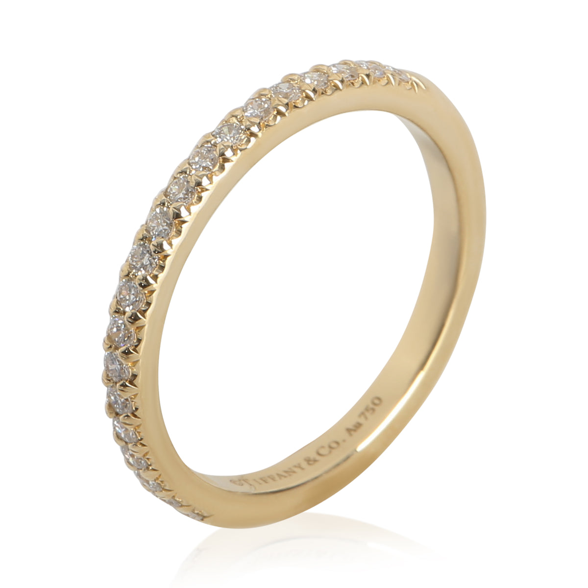 Tiffany & Co. Yellow Gold Diamond Soleste Band av