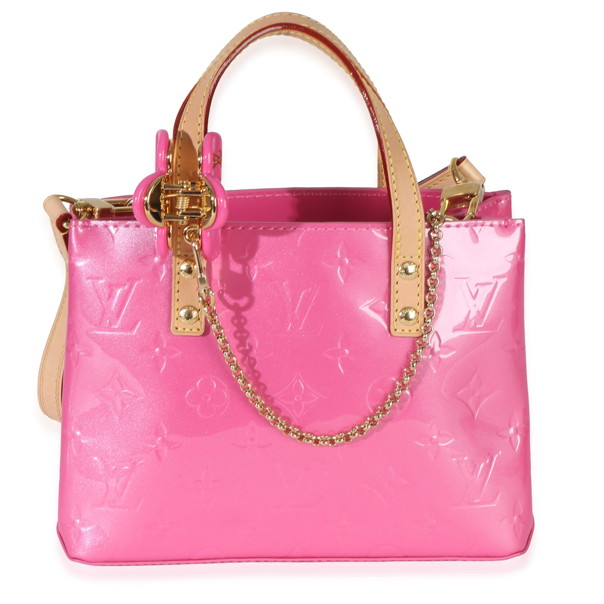 Louis Vuitton Pink Monogram Vernis Reade NM PM Handbag id