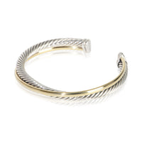 David Yurman 1/4 Yellow Gold & Sterling Silver Crossover Bracelet sv