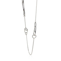 Hermès Sterling Silver  Chaine d'Ancre Punk Necklace fv