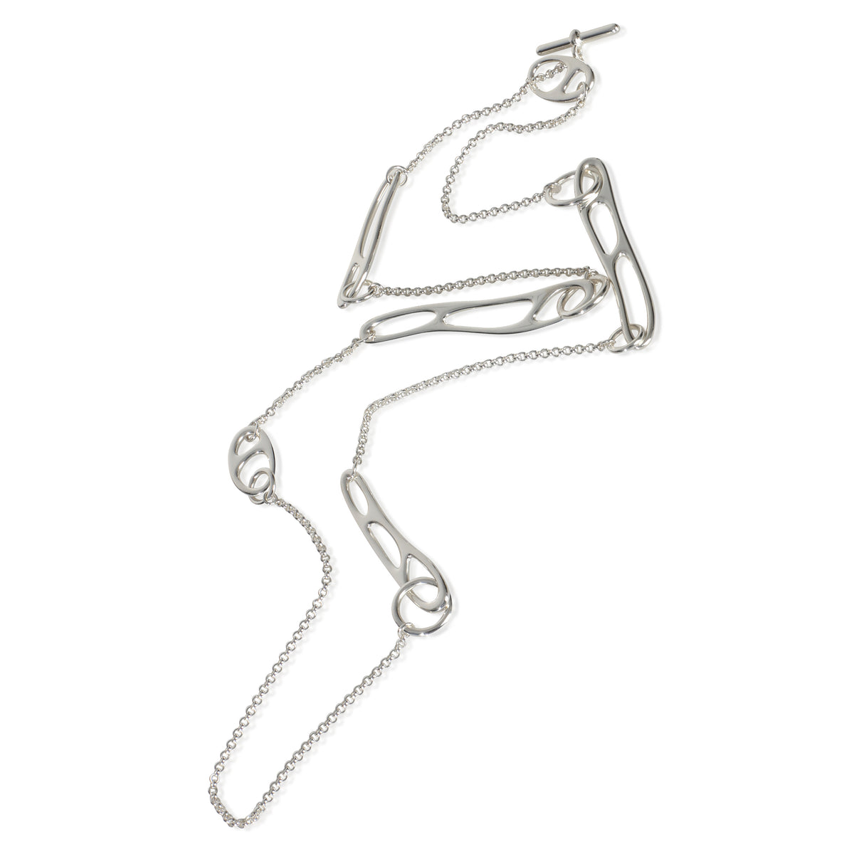 Hermès Sterling Silver  Chaine d'Ancre Punk Necklace pv