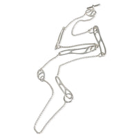 Hermès Sterling Silver  Chaine d'Ancre Punk Necklace pv