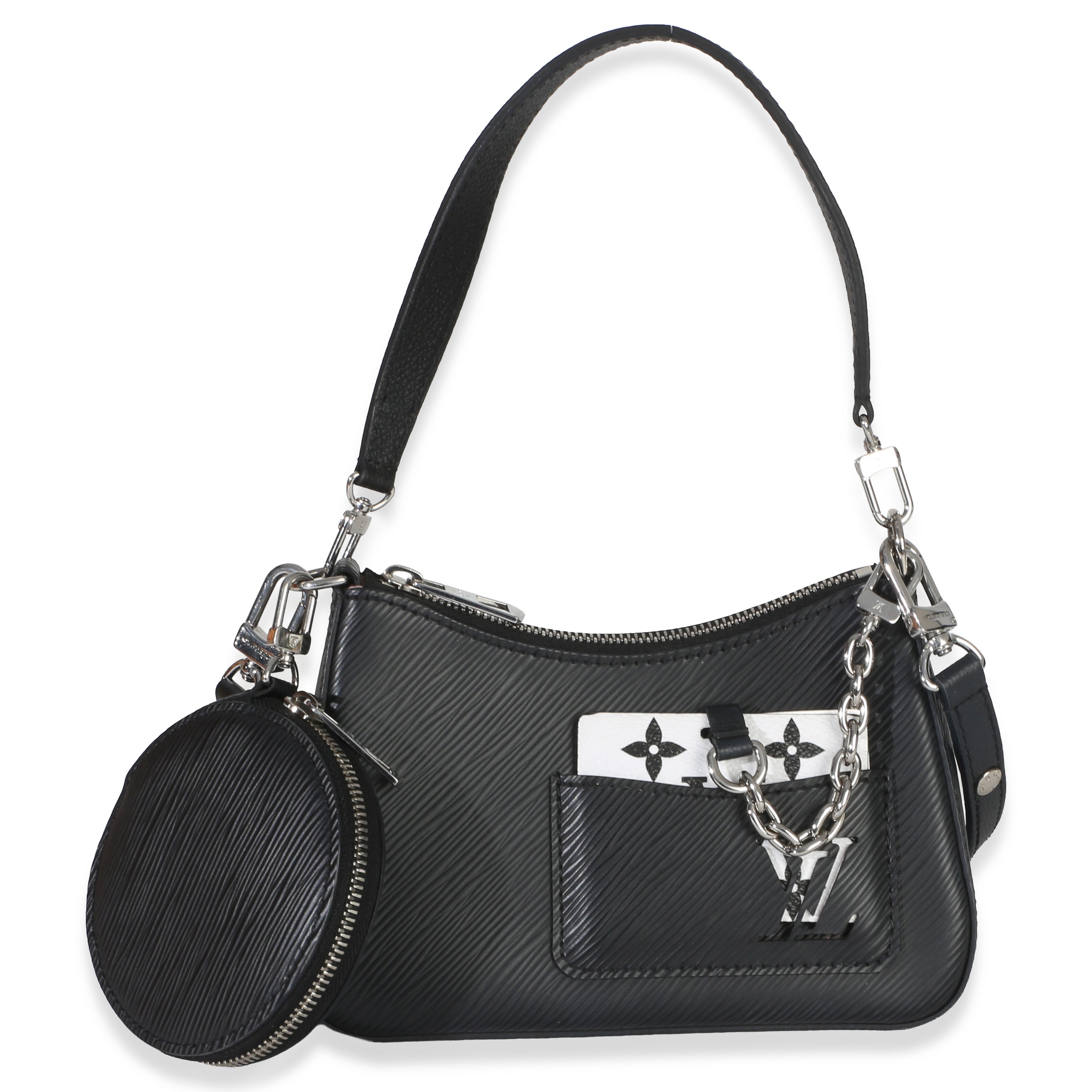 Louis Vuitton Black Epi Monogram Marellini Handbag id