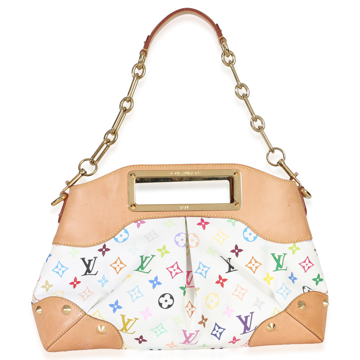 Louis Vuitton White Multicolor Monogram Canvas Judy MM Handbag id