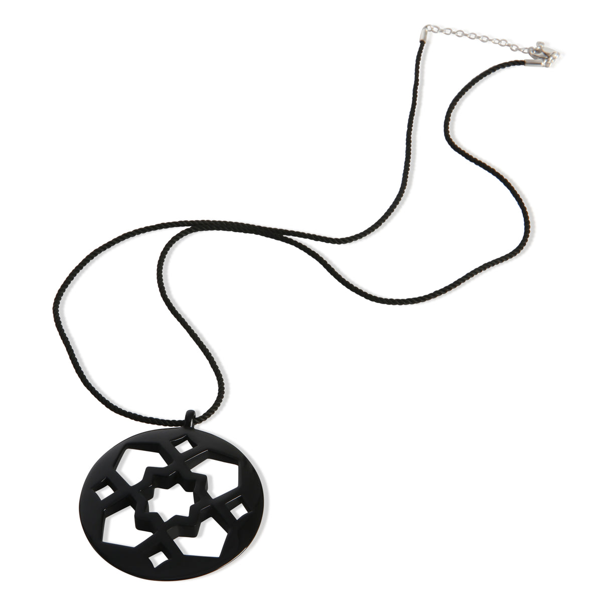 Tiffany & Co. Sterling Silver & Lacquer Paloma Picasso Zellige Pendant pv