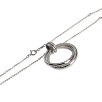 Tiffany & Co. White Gold Diamond Melody Pendant sv