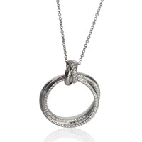 Tiffany & Co. White Gold Diamond Melody Pendant fv