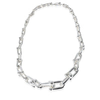 Tiffany & Co. Sterling Silver Graduating HardWear Link Necklace pv
