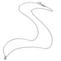 Tiffany & Co. Platinum Diamond Solitaire Pendant pv
