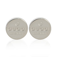 Gucci Sterling Silver  Trademark Earrings fv