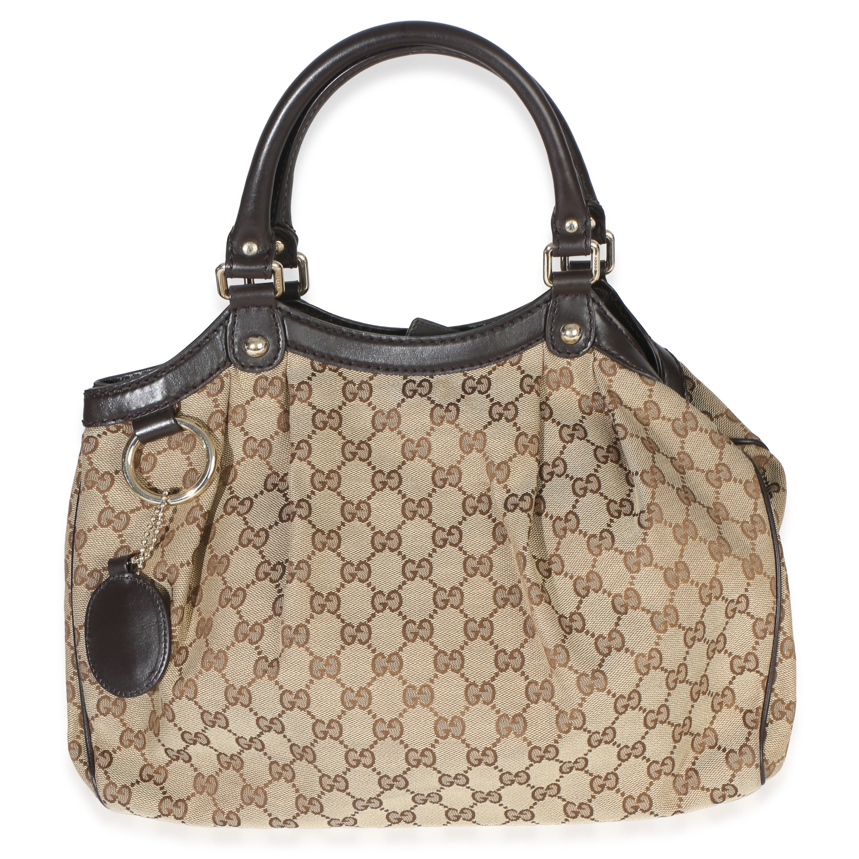 Gucci Beige GG Canvas Medium Sukey Tote Handbag id