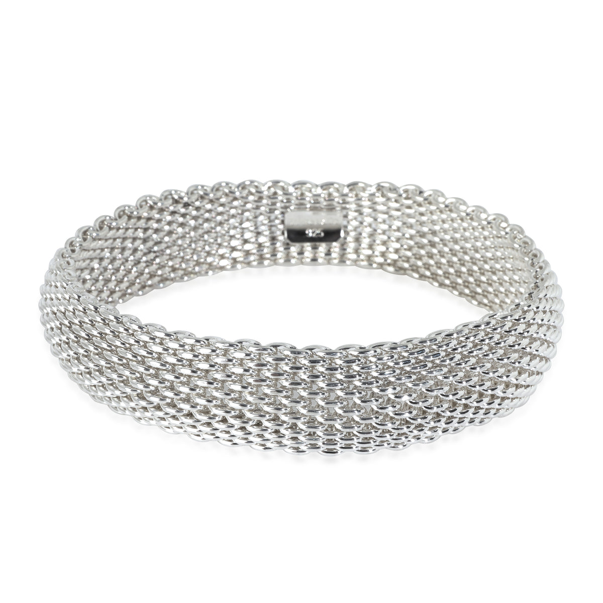 Tiffany & Co. Sterling Silver  Somerset Mesh Bracelet