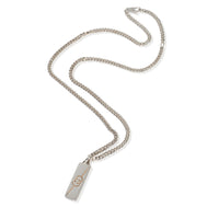 Gucci Sterling Silver  Tag Pendant pv