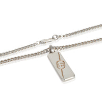 Gucci Sterling Silver  Tag Pendant sv