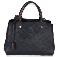 Louis Vuitton Marine Rouge Monogram Empreinte Montaigne MM Handbag id