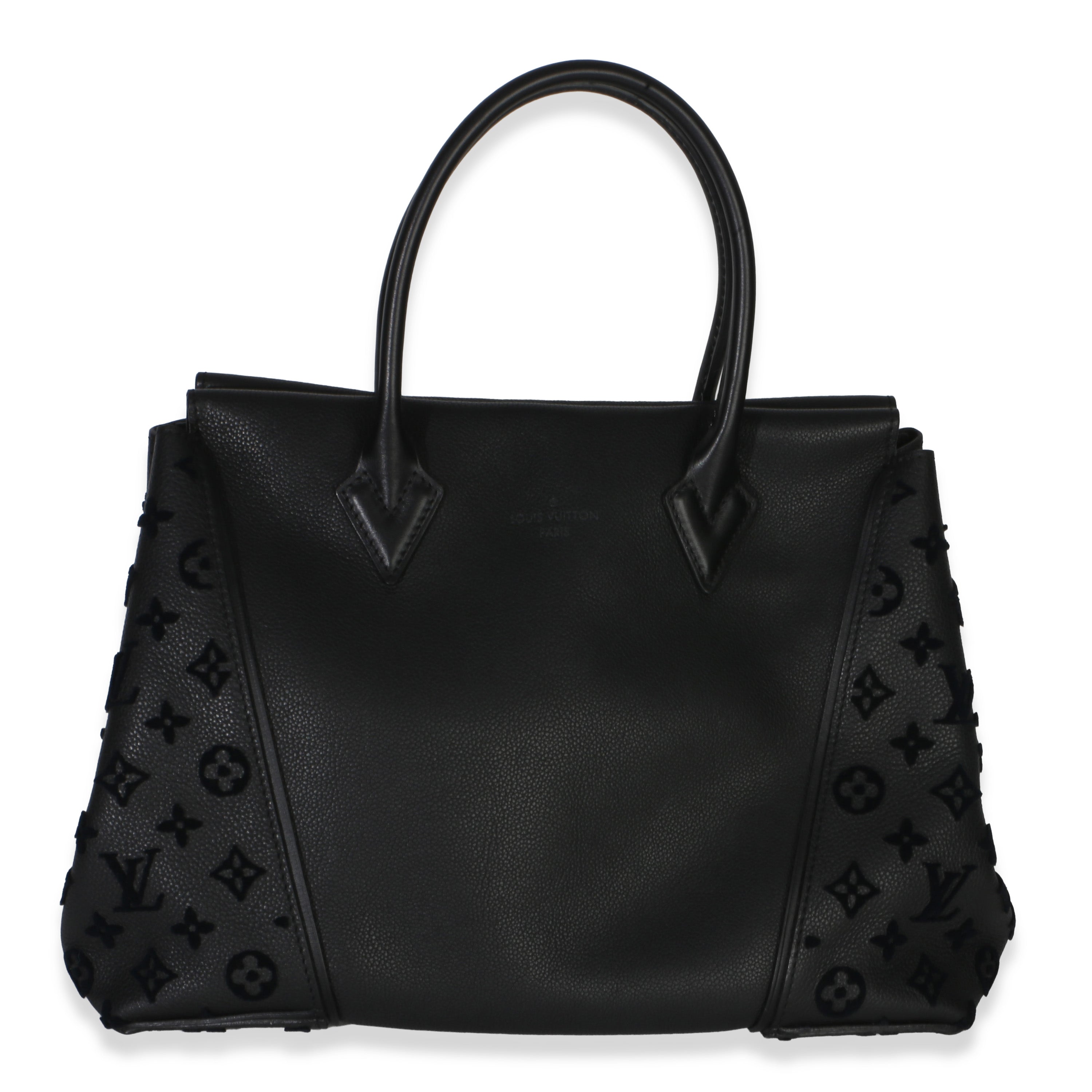 Louis Vuitton Black Monogram Tufted Veau Cachemire W Tote PM Handbag id