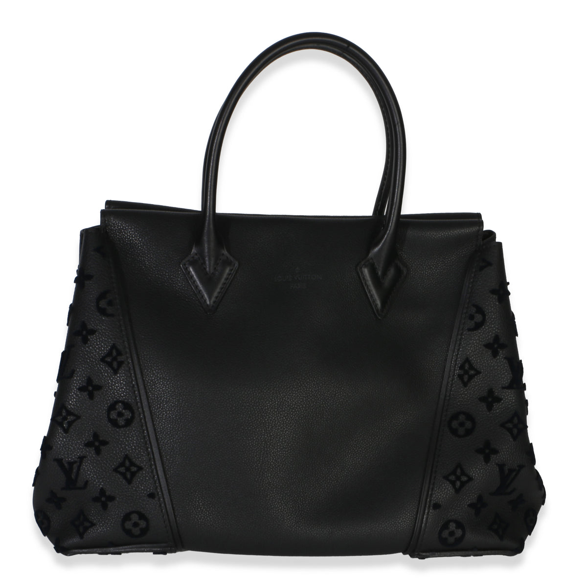 Louis Vuitton Black Monogram Tufted Veau Cachemire W Tote PM Handbag id