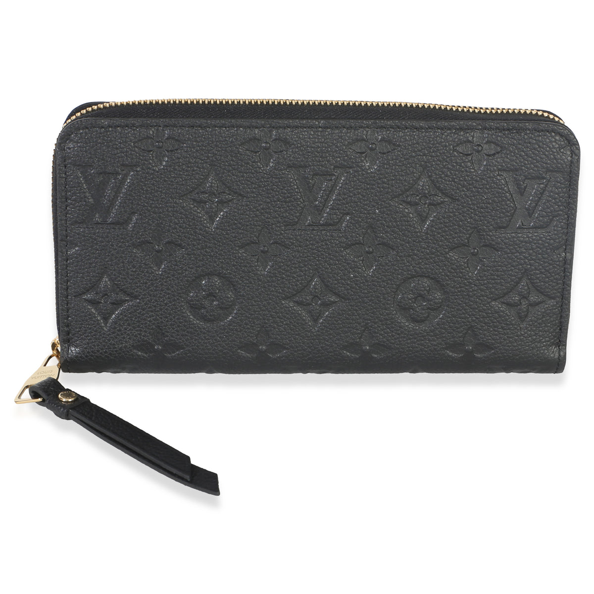 Louis Vuitton Black Monogram Empreinte Zippy Wallet Wallet id