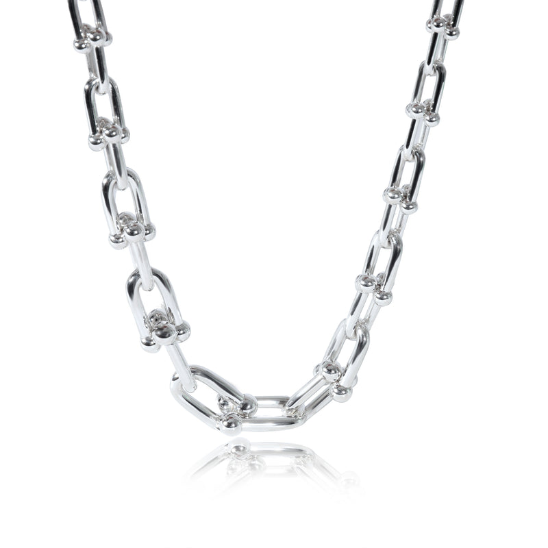 Tiffany & Co. Sterling Silver  HardWear Graduating Link Necklace fv