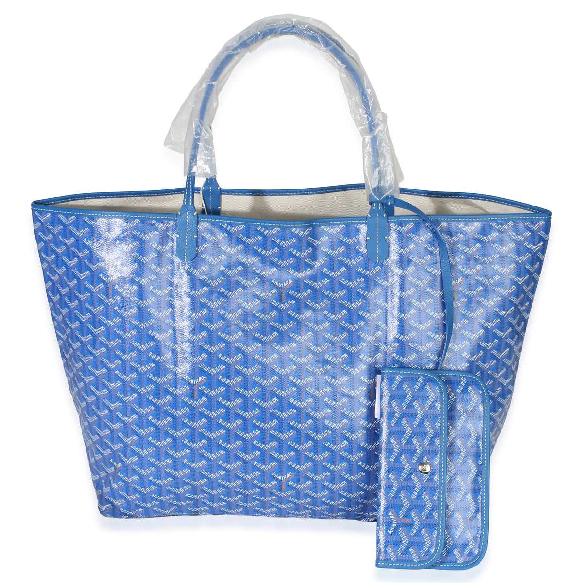 Goyard Blue ine Canvas Saint Louis GM Handbag id