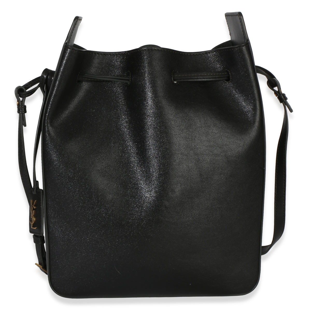 Saint Laurent Black Calfskin Small Bucket Bag Handbag id