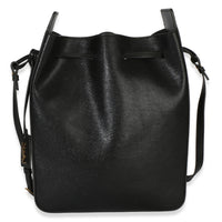 Saint Laurent Black Calfskin Small Bucket Bag Handbag id