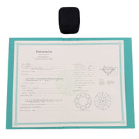 Tiffany & Co. 0.97 ct Round Brilliant Diamond Engagement Ring box