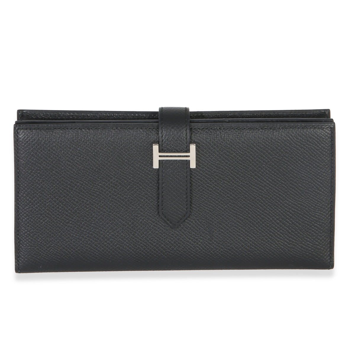 Hermès Black Epsom Bearn Wallet PHW Wallet id