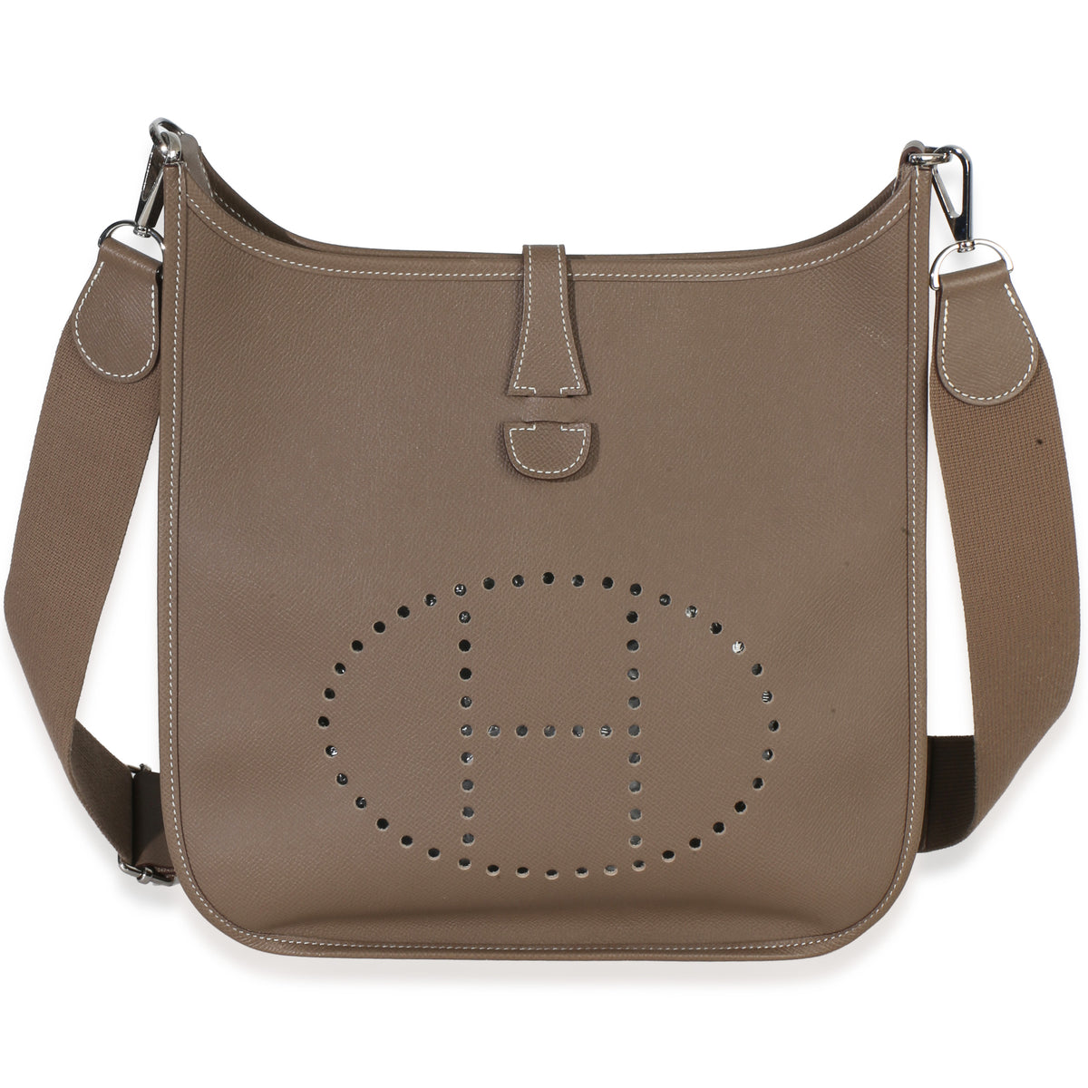 Hermès Etoupe Epsom Evelyne III PM 29 PHW Handbag id