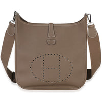 Hermès Etoupe Epsom Evelyne III PM 29 PHW Handbag id