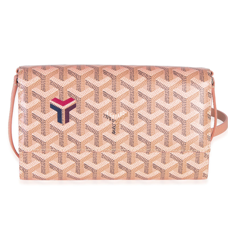 Goyard Pink ine Canvas Varenne Continental Wallet Handbag id