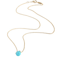 Tiffany & Co. Yellow Gold Turquoise Elsa Peretti Pendant pv