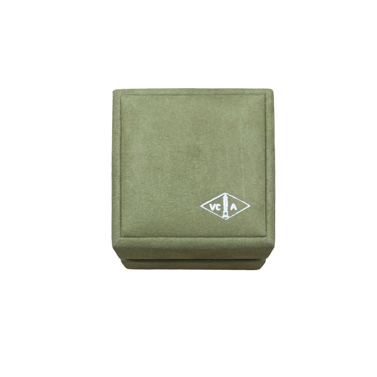 Van Cleef & Arpels Yellow Gold Onyx and Diamond Vintage Alhambra Ring box