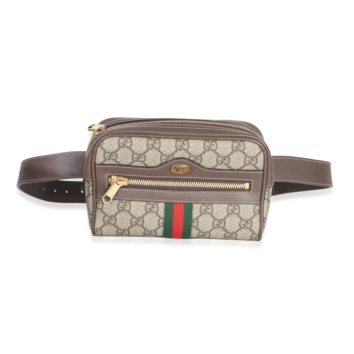 Gucci Beige GG Supreme Canvas Ophidia Belt Bag Handbag id