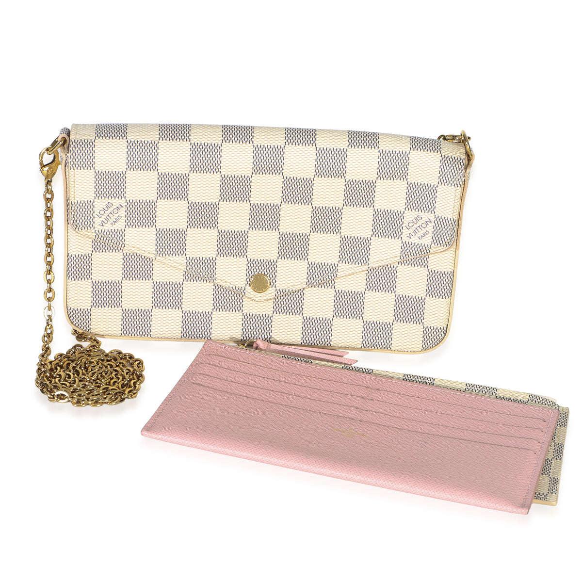 Louis Vuitton Damier Azur Canvas Felicie Pochette Handbag id